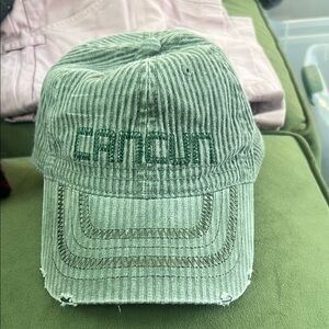 Green Cancun Corduroy Cap